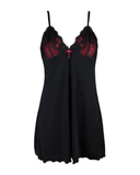 Pour Moi Black/Scarlet Amour Luxe Chemise