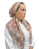 Scarf Bar Madrid Paisley Classic Pre-Tied Bandanna with Full Grip