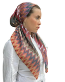 Scarf Bar Fall Missoni Inspired Classic Pre-Tied Bandanna with Full Grip myselflingerie.com