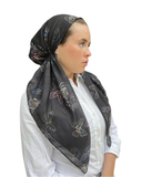 Scarf Bar Multicolor Butterfly Classic Pre-Tied Bandanna with Full Grip myselflingerie.com