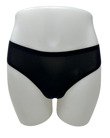 11GG Black Lace Back One Size Fits All Thong