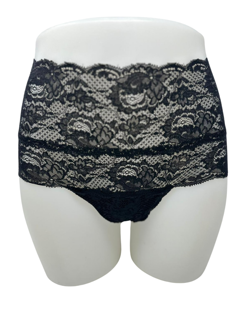 NEVER0561 Black High Rise Bikini