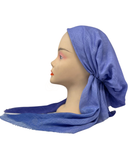 Revaz Light Blue Ombre' Adjustable Pre-Tied Bandanna with Velvet Grip