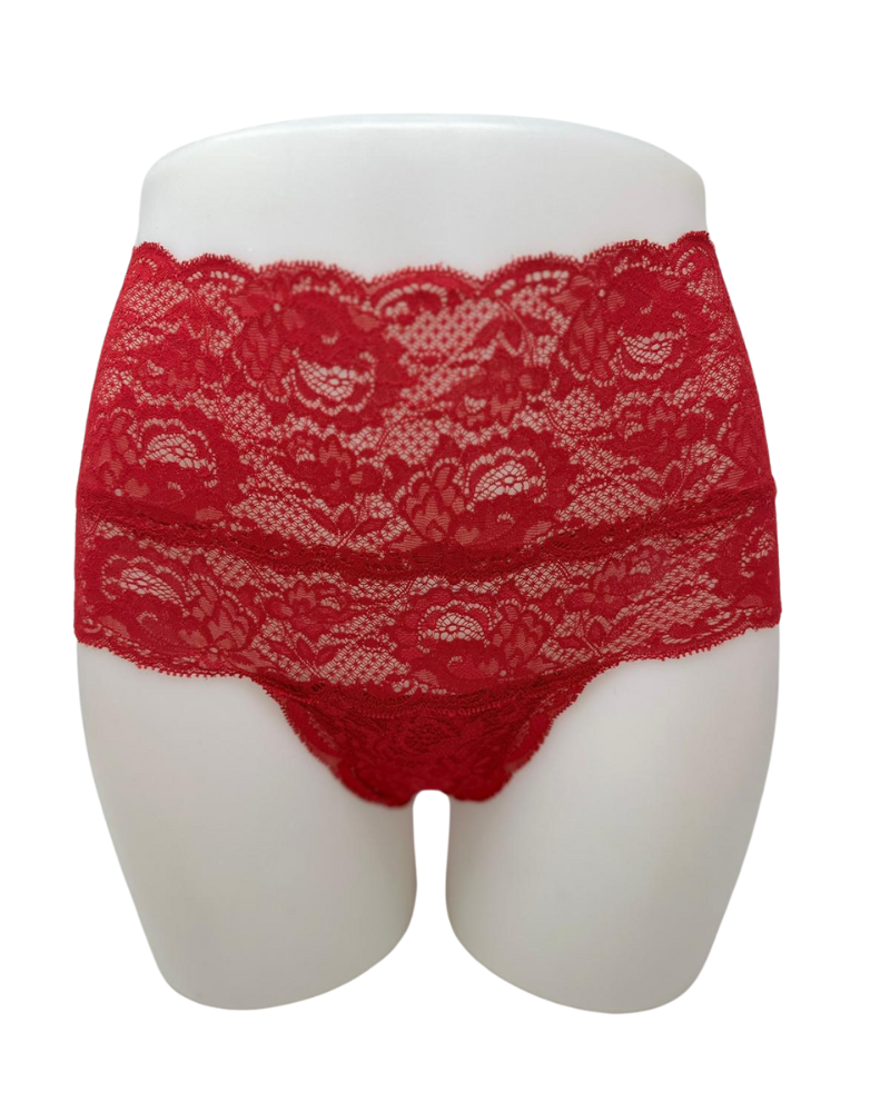 NEVER0561 Mystic Red High Rise Bikini