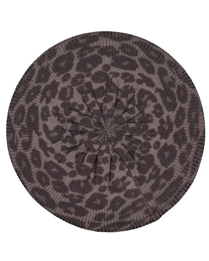 SSB33E/Q Grey & Light Grey Leopard Knit Chenille myselflingerie.com