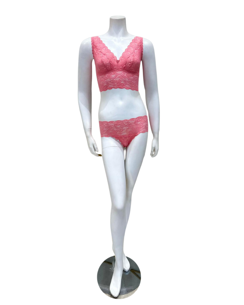  Cosabella NEVER1386+07ZL Venetian Dusk Lace Bralette & Short Set myselflingerie.com