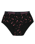 Buttermint Pink Lipstick Black Cotton Teen Hipsters 3 Pack