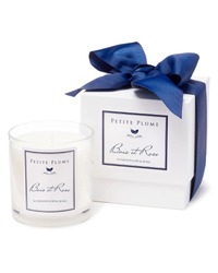 Petite Plume CCJBR Bois et Rose Luxe Candle myselflingerie.com