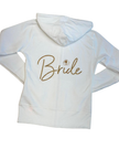 Buttermint WBS White Bridal Zip Up Hoodie myselflingerie.com