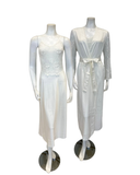 907 + 855 Ivory Lisbon Gown & Robe Set