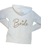 Buttermint WBS White Bridal Zip Up Hoodie myselflingerie.com