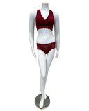 Cosabella NEVER1355 + 07ZL Sindoor Red Curvy Bralette & Shorts Set myselflingerie.com