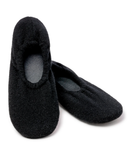 Petite Plume Black Cashmere Sock Slippers
