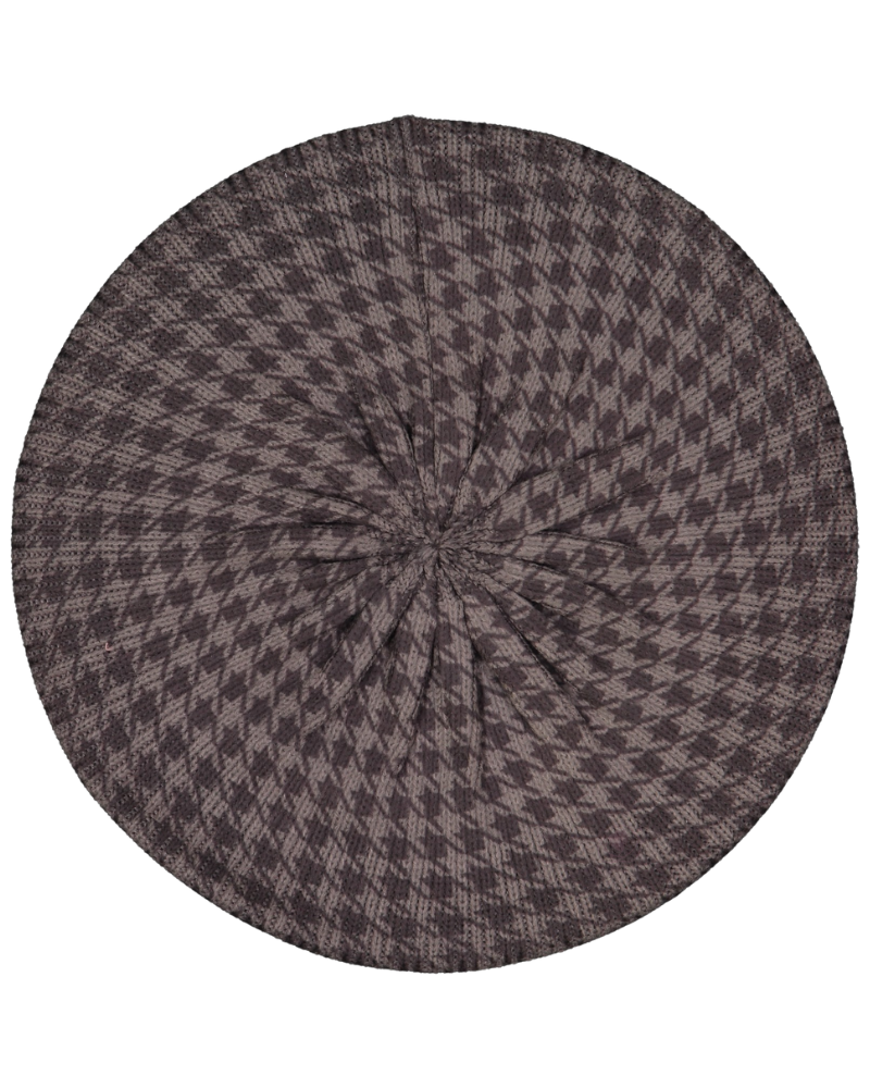 SSB34E/Q Grey & Light Grey Houndstooth Knit Chenille myselflingerie.com