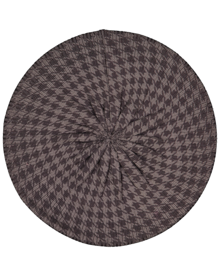 SSB34E/Q Grey & Light Grey Houndstooth Knit Chenille myselflingerie.com