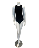 Profile by Gottex E24152049 Black Notre Dam Laser Cut High Neck Bathing Suit myselflingerie.com