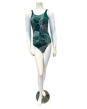 Gottex Green/White Natural Essence High Neck Swimsuit