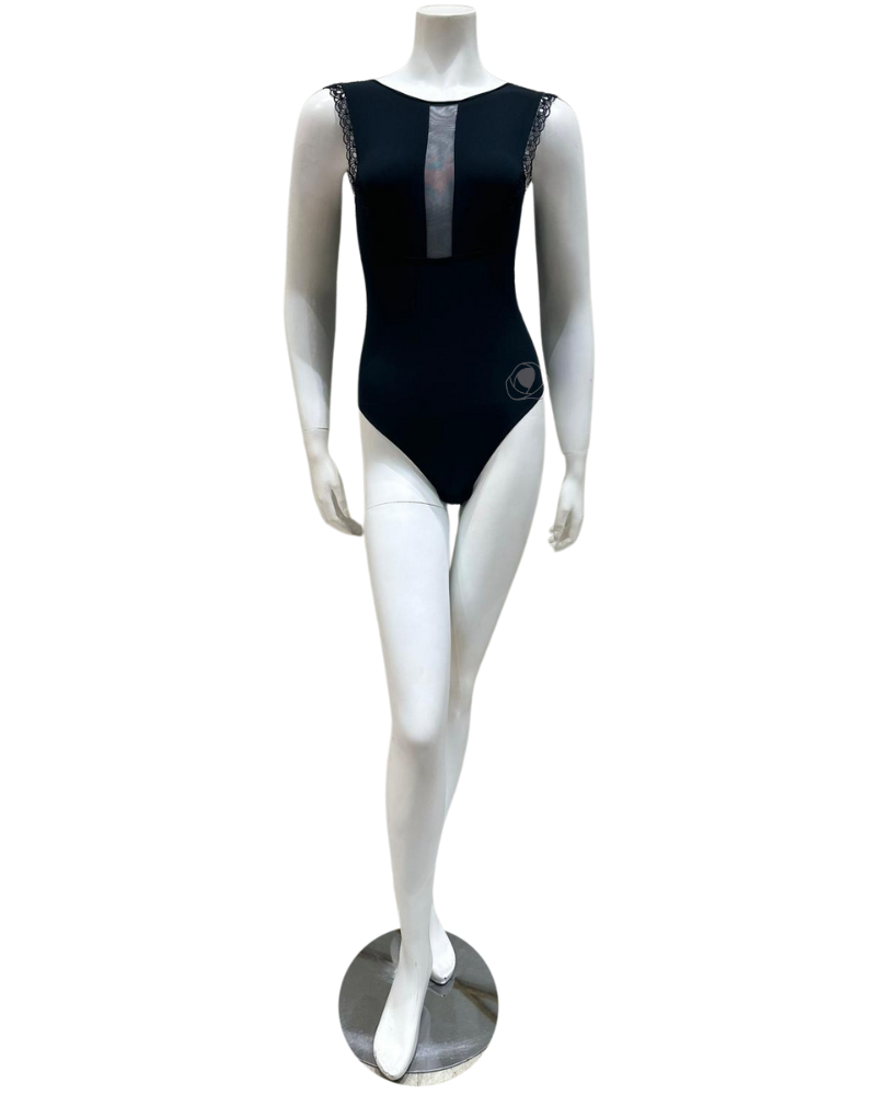 Simone Perele 1D5510 Black Rose Bodysuit myselflingerie.com