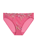 Wacoal 64391 Hot Pink/Multi Embrace Lace Bikini myselflingerie.com